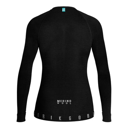 CAMISETA INTERIOR MERINO BASELAYER MUJER MANGA LARGA, ROPA de GOBIK - BSJ bikes