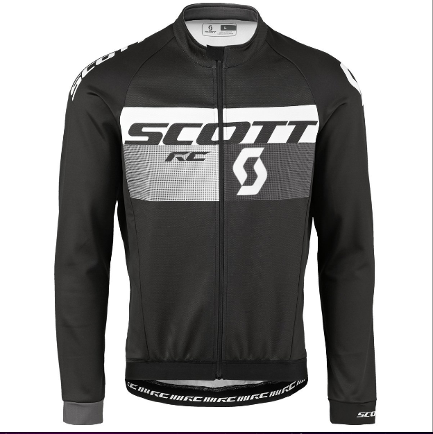 MAILLOT WIND PROOF BL/WH, MAILLOTS MANGA LARGA de SCOTT - BSJ bikes